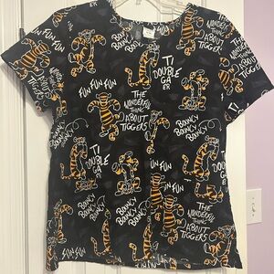 Disney Tigger Kids Tee - Black and Orange